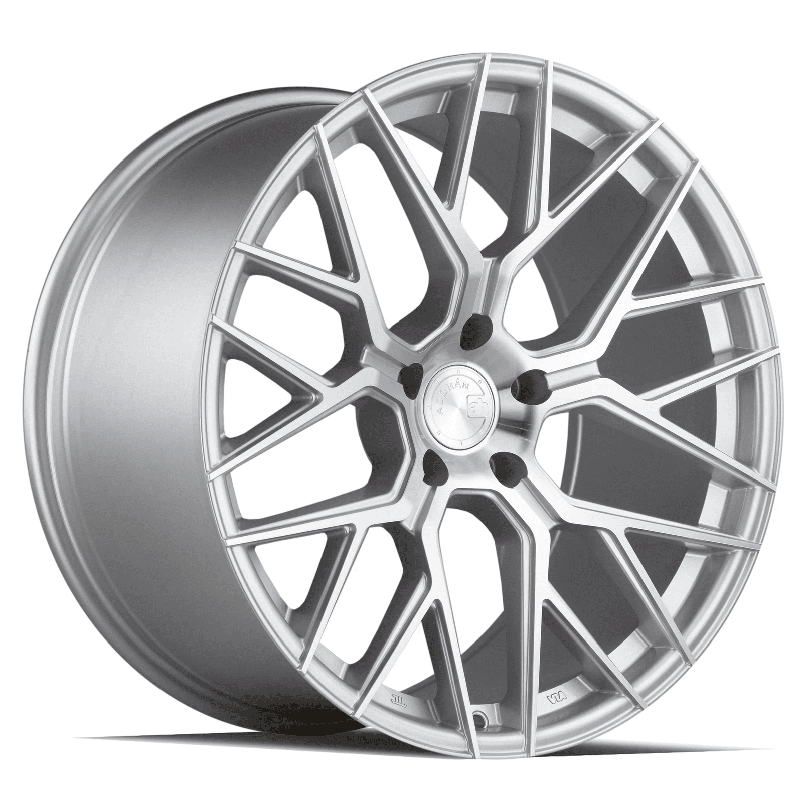 安い値段新品！Aodhan AFF3 20x9+30 5穴 PCD120 フローフォーミング製法 Gloss Silver Machined Face コンケーブ 逆ソリ Concave USDM 新品 5穴